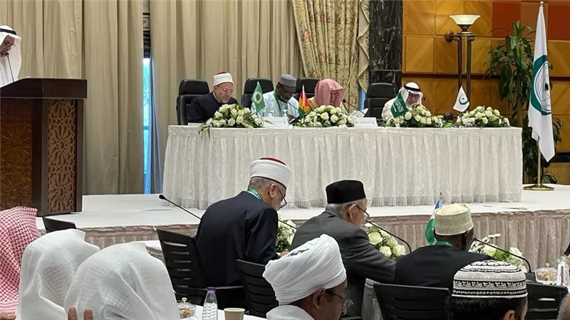 مفتي الجمهورية يرأس الجلسة الرئيسية لمؤتمر مجلس مجمع الفقه الإسلامي الدولي بجدة