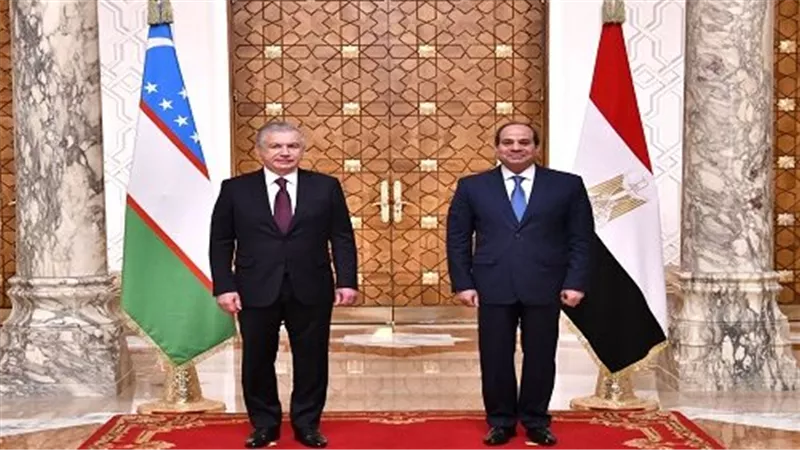 تعزيز التعاون الشامل.. تفاصيل البيان المشترك بين  مصر وأوزبكستان