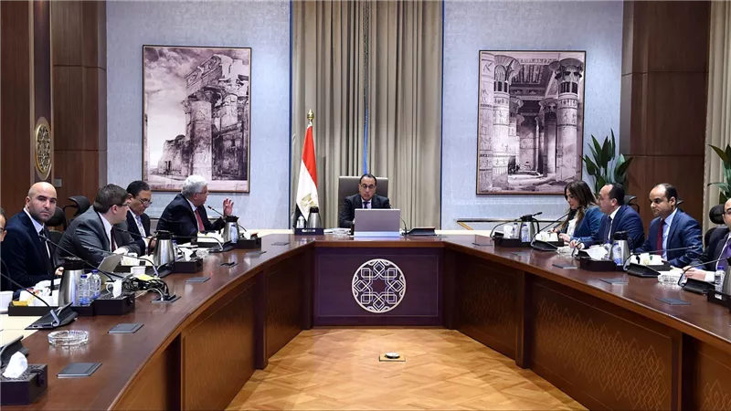 رئيس الوزراء يستعرض مع مسئولي شركة 