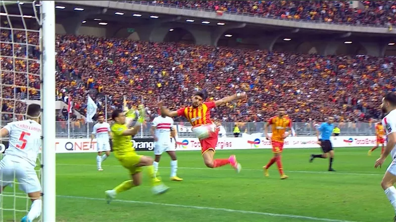 دوري أبطال أفريقيا.. الترجي يتقدم على الزمالك بهدف في الشوط الأول