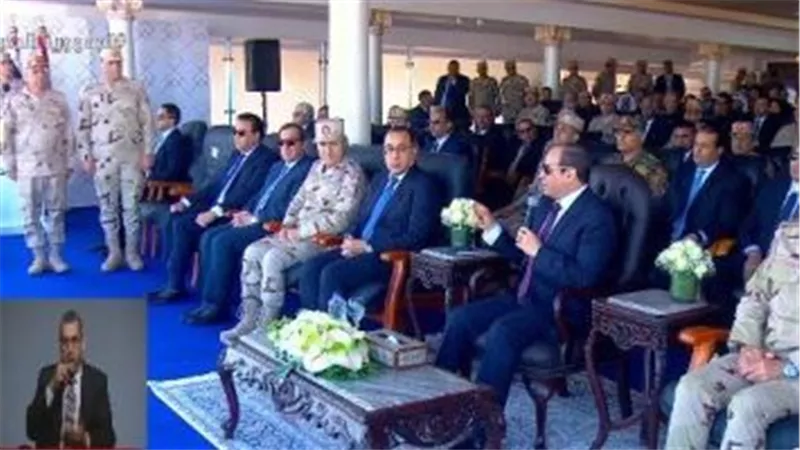 السيسي: الحذر والحرص مستمر للحفاظ على سيناء 
