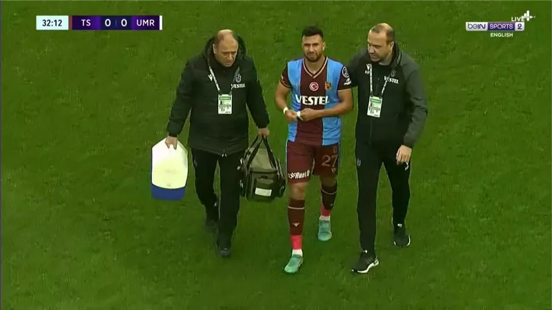 الدوري التركي.. إصابة قوية لـ تريزيجيه ومغادرته مباراة طرابزون وعمراني