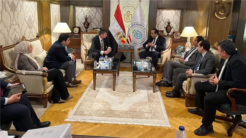 رئيس هيئة الرعاية الصحية يبحث مع السفير البلجيكي تعزيز التعاون