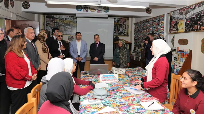 وزيرا التربية والتعليم والشباب والرياضة يزوران مدرسة الشهيد مصطفى يسرى عميرة النموذجية 