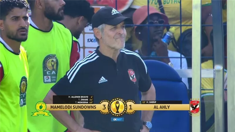 دوري أبطال أفريقيا.. صن داونز يسقط الأهلي بثلاثية في الشوط الأول