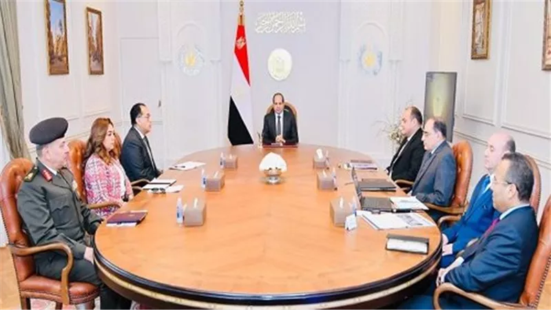 الرئيس السيسي يتابع مراحل تنفيذ وتطوير مدينة الأثاث