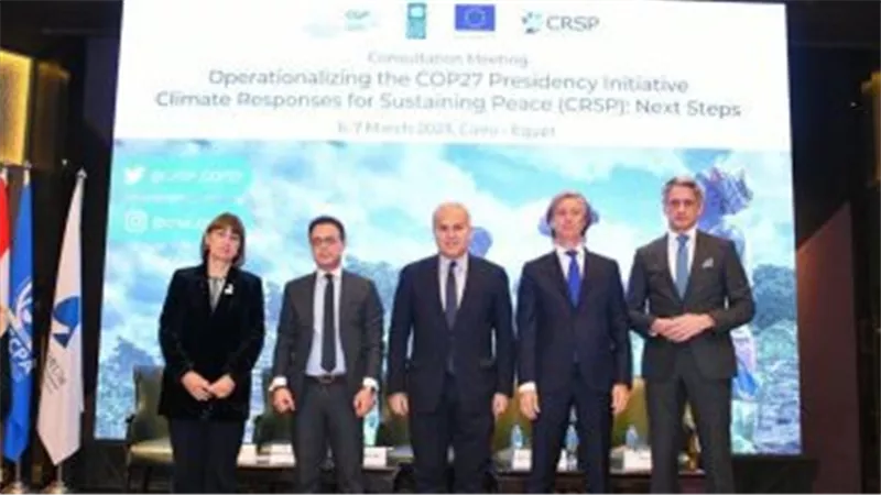 اجتماع لتنفيذ مبادرة رئاسة مصر لـ COP27 بشأن تغير المناخ واستدامة السلام