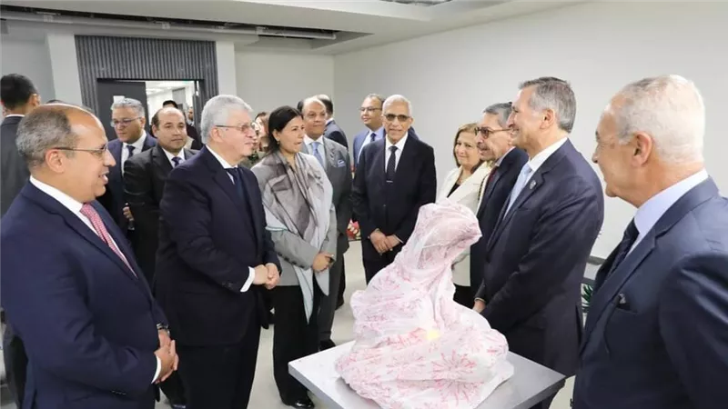 وزير التعليم العالى يفتتح المبنى الجديد لعيادات طب الأسنان بالجامعة البريطانية