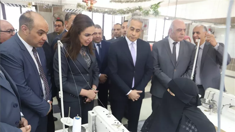 وزير القوى العاملة ونائب محافظ البحيرة يتفقدان مركز تدريب مهنى حوش عيسى