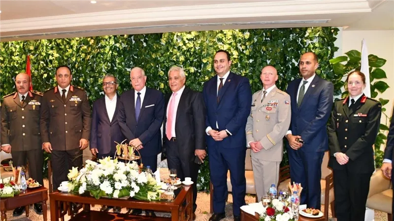 رئيس هيئة الرعاية الصحية يشارك في احتفالات الذكرى 34 لعودة طابا إلى الأراضي المصرية