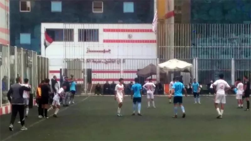 خناقة شوارع.. بالصور معركة في مباراة غزل المحلة والزمالك في دوري الناشئين