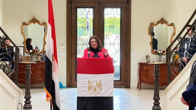 قنصل مصر في لوس أنجلوس ينظم حفل استقبال رسمي لوزيرة الهجرة في 