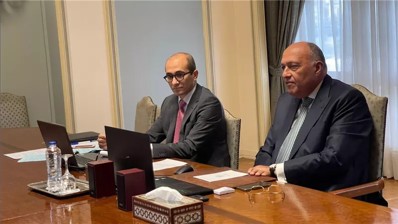 شكري يُشارك في الاجتماع الوزاري الافتراضي لمنتدى الاقتصادات الكبرى حول الطاقة والمناخ