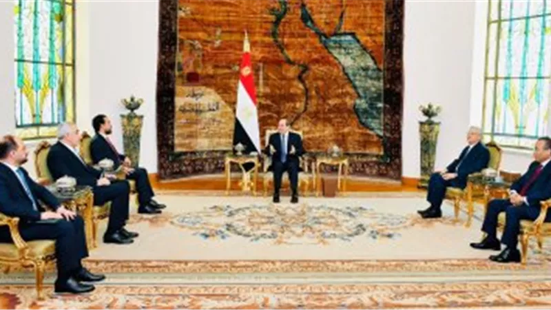 الرئيس السيسي يستقبل رئيس النواب العراقى ويؤكد خصوصية العلاقات بين القاهرة وبغداد