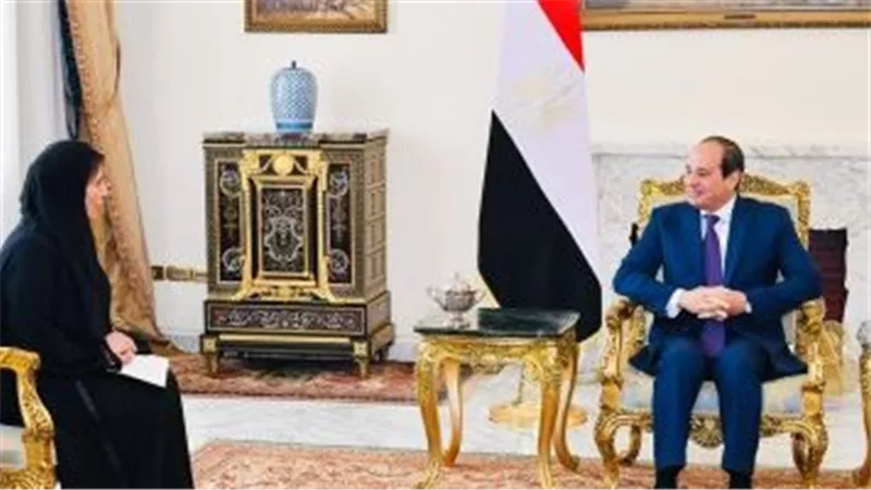 الرئيس السيسي يتسلم رسالة خطية من 