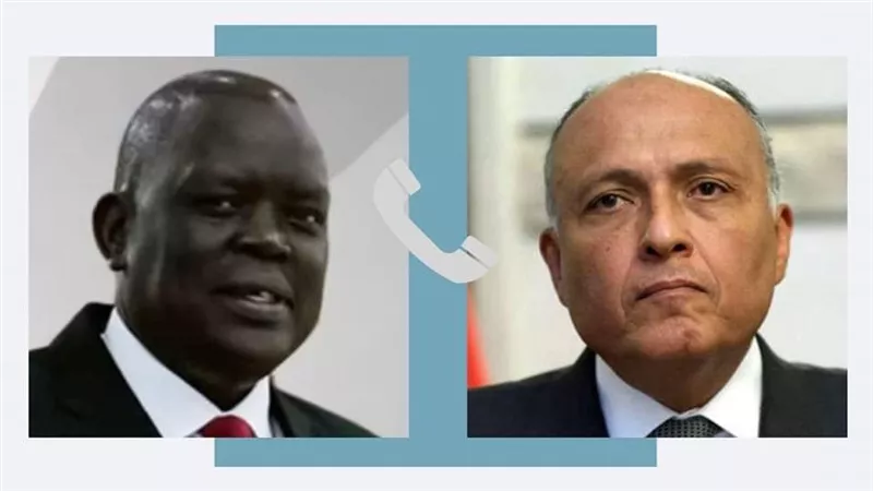 وزير الخارجية يتلقى اتصالاً هاتفياً من القائم بأعمال وزير خارجية جنوب السودان