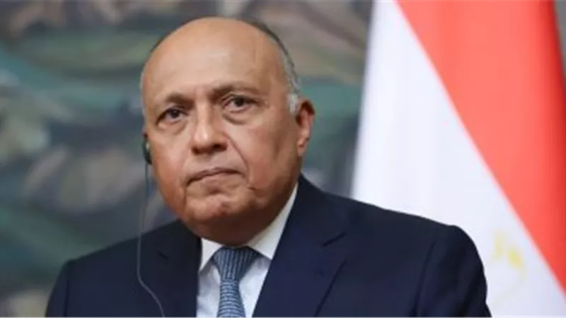 سامح شكرى يستقبل أسرة محمد الغراوى شهيد وزارة الخارجية بالسودان