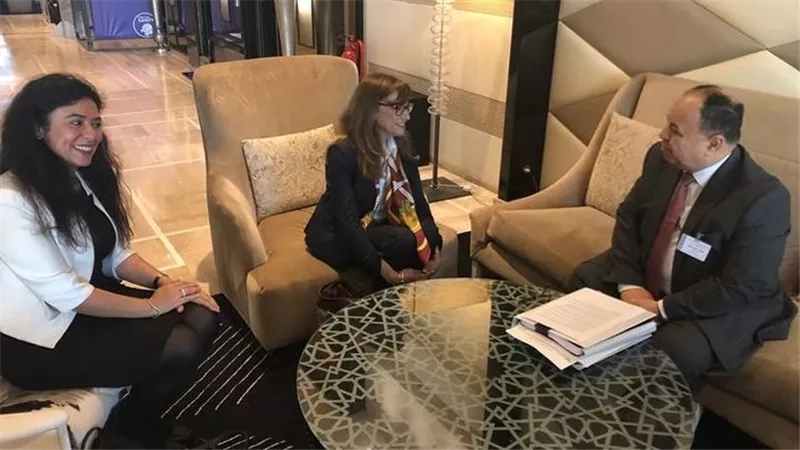 وزير المالية يلتقى مدير مركز السياسة الضريبية والإدارة بمنظمة التعاون الاقتصادي والتنمية