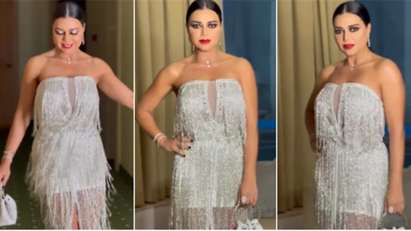 رانيا يوسف تتألق بفستان جريء فى مهرجان ياسمين الحمامات في تونس 