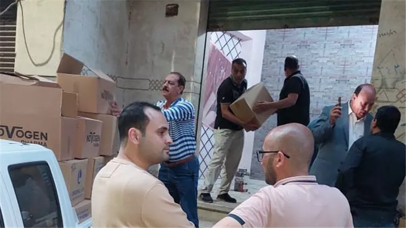ضبط 10650 عبوة مكملات غذائية مهربة من الجمارك بطنطا بالغربية 