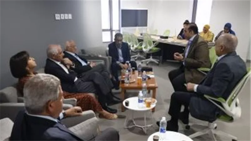 ضياء رشوان يلتقى مقررى محاور الحوار الوطنى قبل انطلاق الجلسات النقاشية