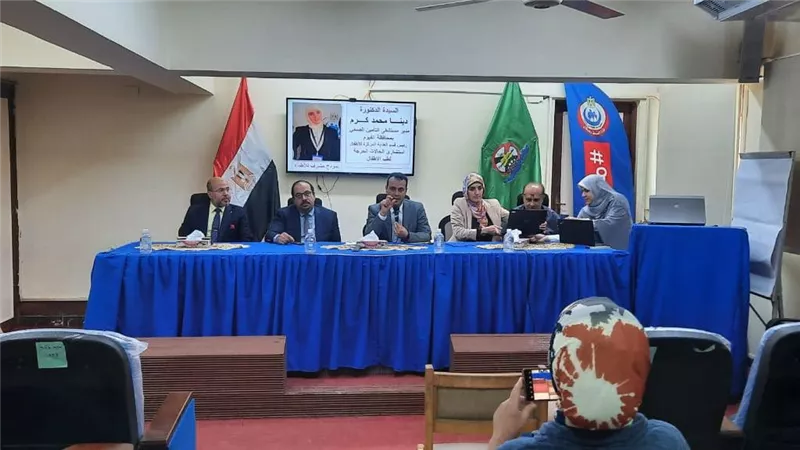 مدير عام فرع التامين الصحي بالفيوم يشهد البرنامج التدريبى للاطباء الجدد بمديريه الشئون الصحية