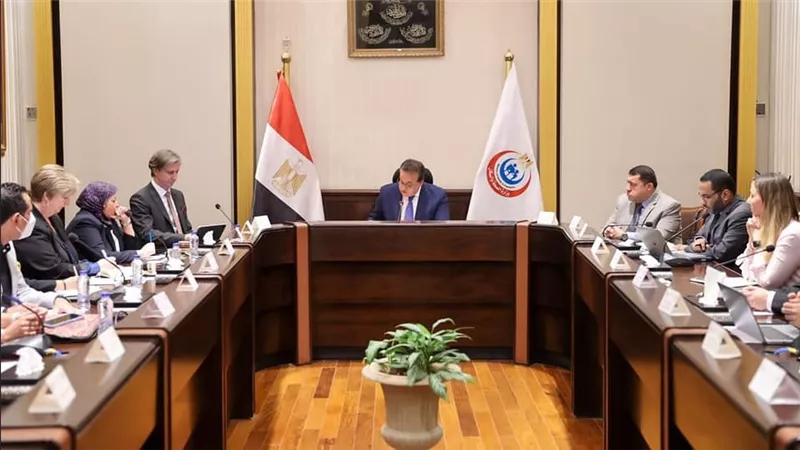 وزير الصحة يستقبل الممثل المقيم لبرنامج الأمم المتحدة الإنمائي في مصر (UNDP)