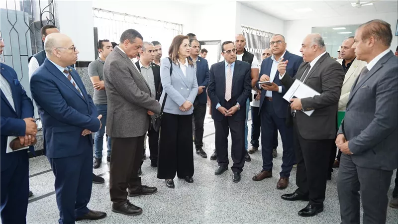 وزيرة التخطيط والتنمية الاقتصادية تفتتح المركز التكنولوجي بديوان عام محافظة شمال سيناء
