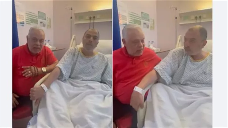 بعد زيارة أشرف زكى.. أحمد إبراهيم: ماسابنيش ورفع معنوياتي