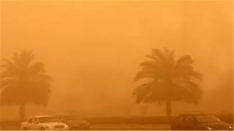 عاصفة ترابية وأمطار متفاوتة الشدة على القاهرة الكبرى