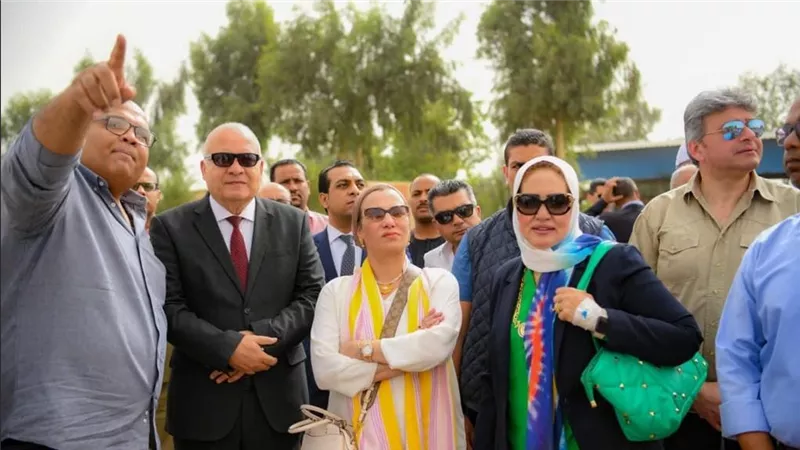 وزيرة البيئة تواصل جولتها بمحافظات الصعيد بأسبوع دعم الإستثمار البيئى ضمن إحتفالات مصر بيوم البيئة العالمى