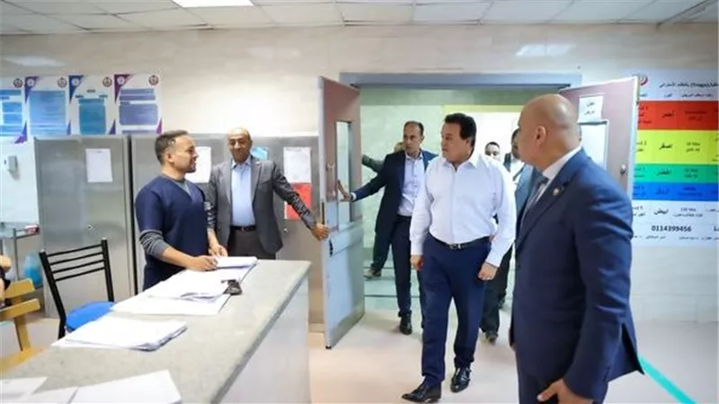 وزير الصحة يجري زيارة مفاجئة لمستشفى وادي النطرون التخصصي  بمحافظة البحيرة