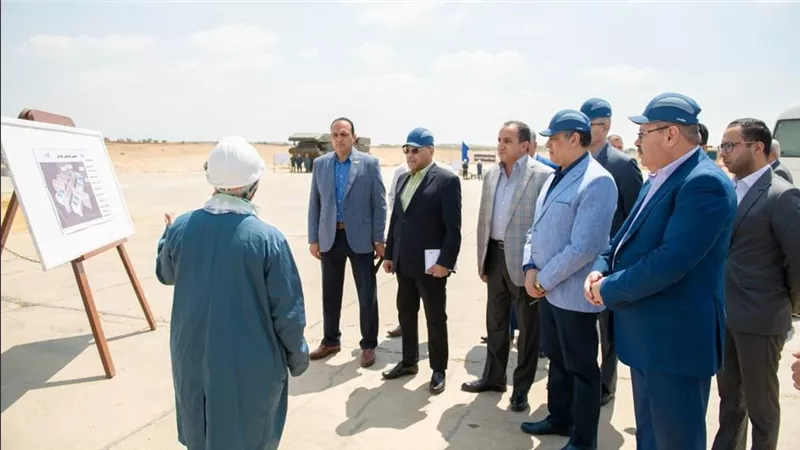  وزير الدولة للإنتاج الحربى يشهد إجراءات التشغيل التجريبي لعدد من منتجات مصنع إنتاج وإصلاح المدرعات
