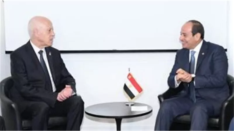 الرئيس السيسى يلتقى نظيره التونسى بباريس لبحث جهود إصلاح النظام المالى العالمى