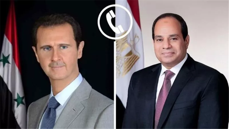 بمناسبة عيد الأضحى المبارك.. الرئيس السيسي يهنئ نظيره السوري هاتفياً