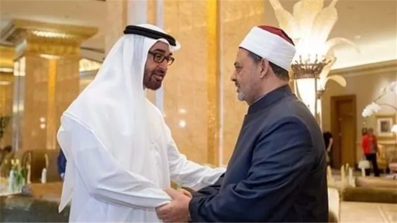 رئيس الإمارات وشيخ الأزهر يتبادلان التهنئة بعيد الأضحى المبارك
