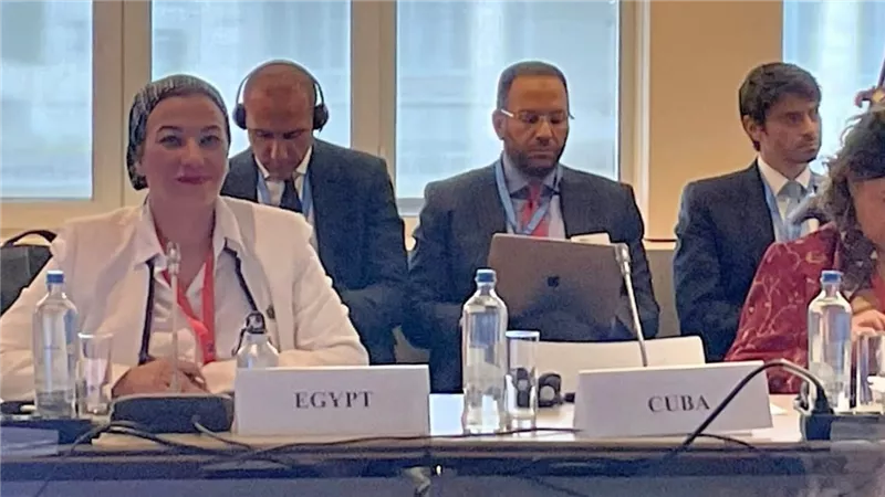 وزيرة البيئة ومبعوث المناخ COP27 تشارك في الجلسة العامة لمناقشة التقييم العالمي لجهود مواجهة آثار تغير المناخ
