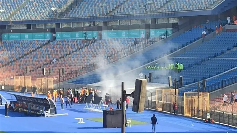 عاجل.. حريق في ستاد القاهرة قبل مباراة الأهلي والزمالك
