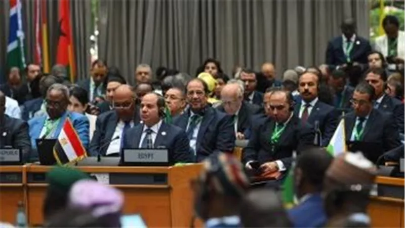 الرئيس السيسي فى قمة الاتحاد الأفريقى: لا بد من تكاتف جهودنا لمواجهة التحديات
