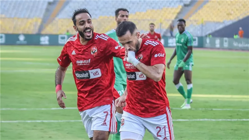 بثنائية معلول وكهربا الأهلي يتقدم على الاتحاد السكندري في الشوط الأول