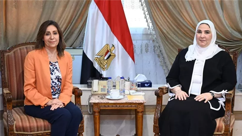 وزيرة التضامن الاجتماعي تلتقي وزيرة الثقافة وتبحثان تعزيز سبل التعاون 