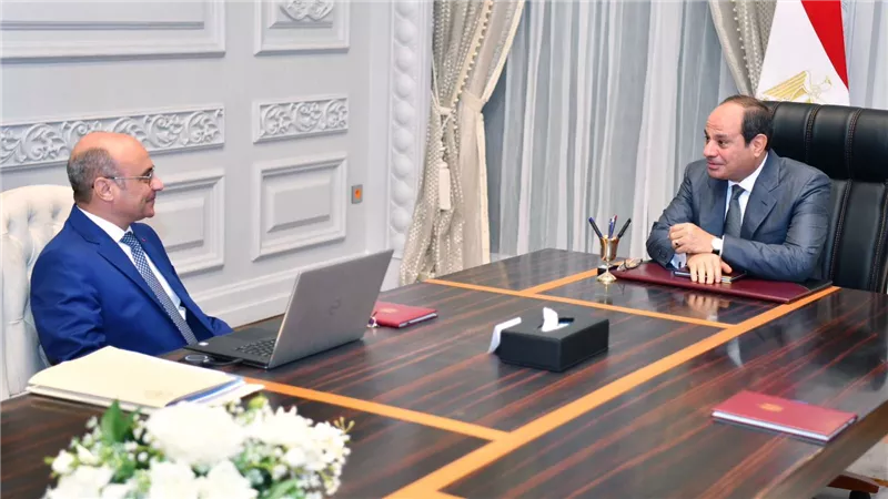 تفاصيل اجتماع الرئيس السيسي  مع المستشار عمر مروان وزير العدل