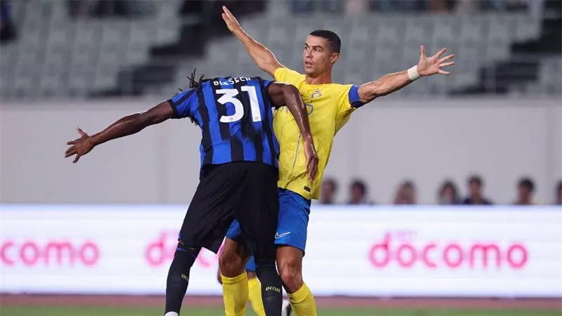 منافس الزمالك.. النصر السعودي يتعادل مع إنتر وديا قبل البطولة العربية