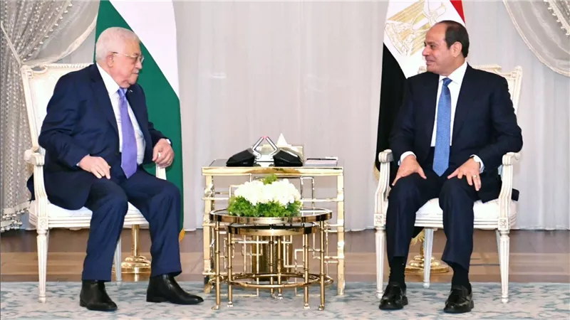 الرئيس الفلسطينى يشكر السيسي لاستضافة مصر لاجتماع الأمناء العامين للفصائل 