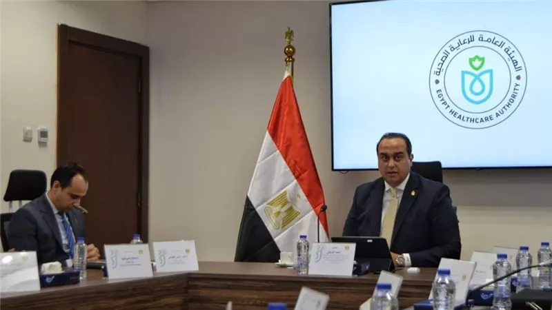 تنسيقية التأمين الصحي تناقش آخر مستجدات تطوير مركز الإتصال الآلى