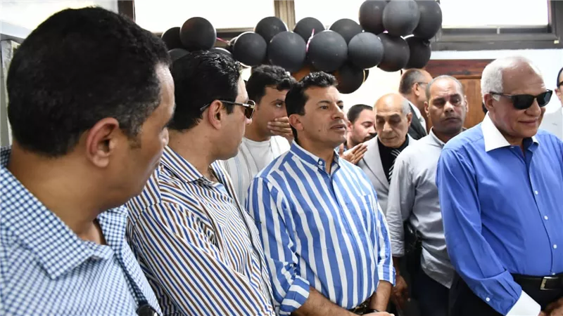 وزير الرياضة يفتتح النادي الصحي  وملعب الإسكواش بنادي الشرقية للدخان
