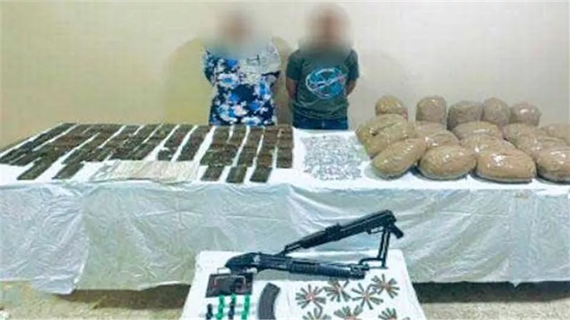 في حملة أمنية.. ضبط شخص وسيدة بحوزتهما كمية من الحشيش بدمياط