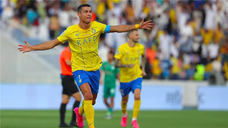 رونالدو يقود النصر السعودي لنصف النهائي بعد الفوز على الرجاء المغربي بثلاثية 