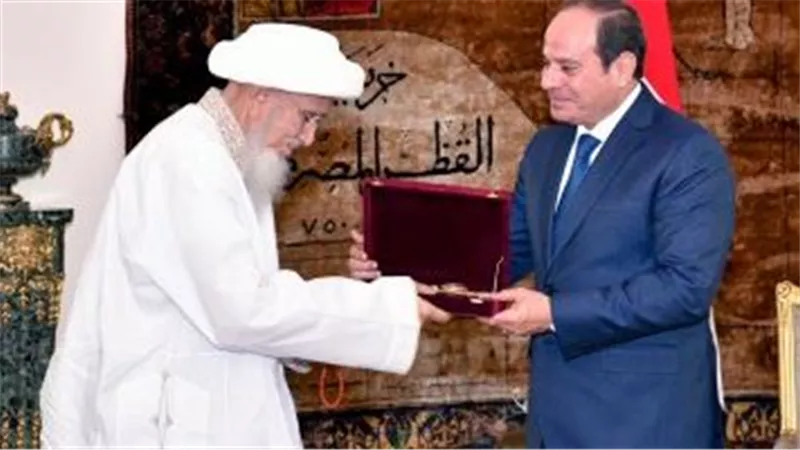 الرئيس السيسى يستقبل سلطان طائفة البهرة بالهند ويثمن دوره فى تجديد مقامات آل البيت
