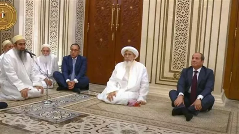 سلطان البهرة يشيد بالتعاون مع مصر فى خدمة آل البيت 